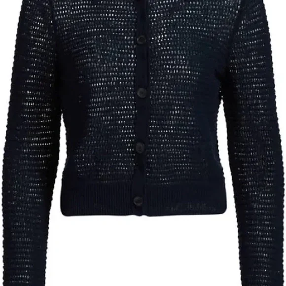 FRAME open stitch shrunken cardigan - Picture 4 of 6